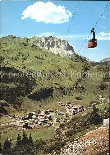 Zuers Vorarlberg Trittkopfbahn Bergbahn am Arlberg Sommerpanorama Kat. Lech