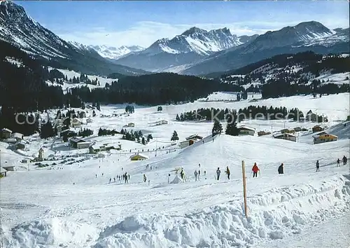 Lenzerheide GR Blick Heidsee Oberhalbsteinerberge / Lenzerheide /Rg. Chur