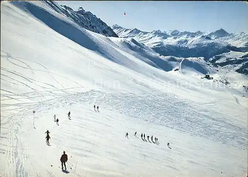 Lenzerheide GR Skiabfahrt Parpaner Rothorn Tambohorn / Lenzerheide /Rg. Chur