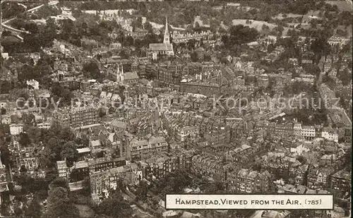 Hampstead Town Fliegeraufnahme /  /