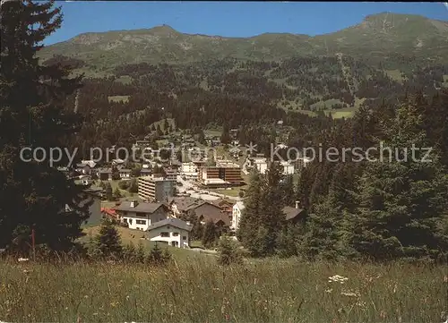 Lenzerheide Valbella mit Piz Scalottas und Piz Danis Kat. Lenzerheide