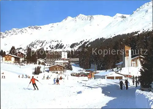 Lenzerheide Valbella mit Schwarzhorn Kat. Lenzerheide