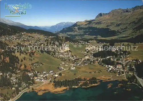 Lenzerheide Valbella Fliegeraufnahme Kat. Lenzerheide