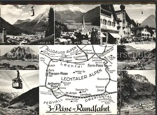 Zuers Arlberg Reutte Imst Lech Lermoos St Anton Luftseilbahn / Lech /Bludenz-Bregenzer Wald