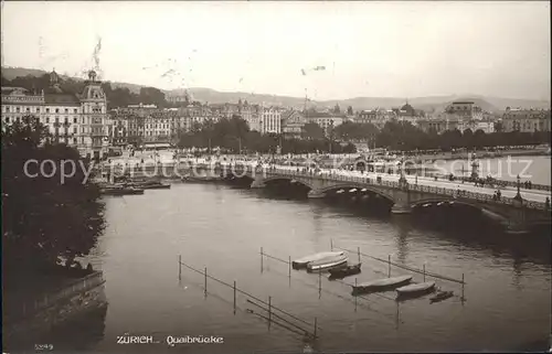 Zuerich Quaibruecke / Zuerich /Bz. Zuerich City