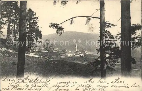 Tannenkirch Haut Rhin Blick vom Waldrand Kat. Thannenkirch