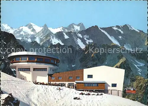 oetztal Tirol Bergstation Gaislachkogl mit Gipfelrestaurant Kat. Laengenfeld
