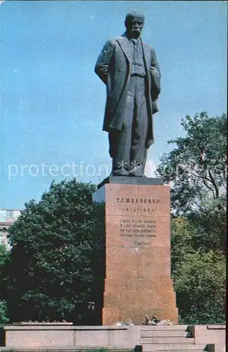 Kiew Schewtschenko Denkmal Kat. Ukraine