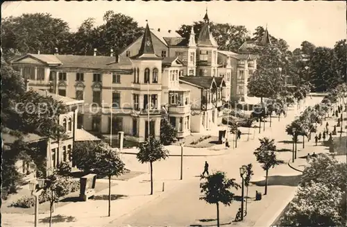 Zinnowitz Ostseebad Usedom Strandbadstrasse und Ferienheim Kat. Zinnowitz