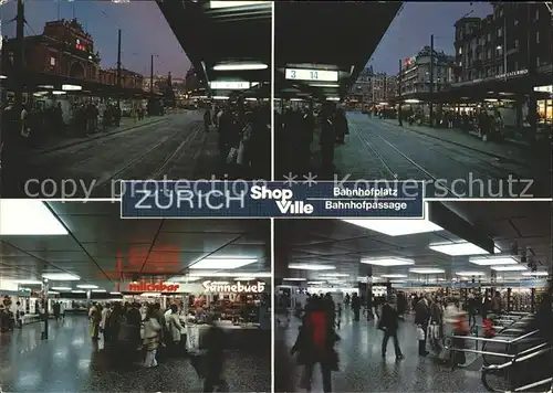 Zuerich Bahnhofsplatz Shop-Ville / Zuerich /Bz. Zuerich City