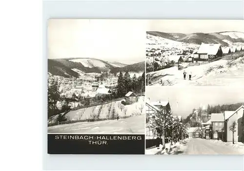 Steinbach Hallenberg Skifahrer Teilansichten Kat. Steinbach Hallenberg