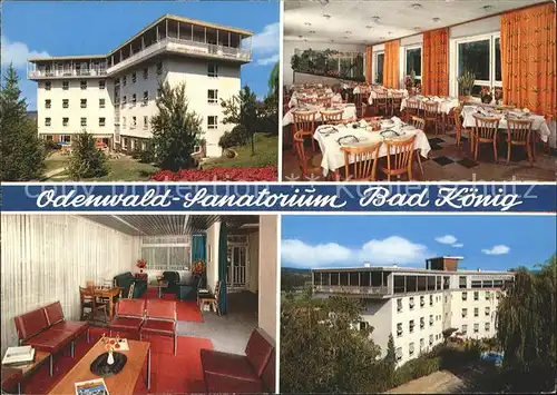 Bad Koenig Odenwald Sanatorium Klinik Kat. Bad Koenig