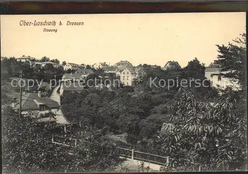 Ober Loschwitz Rissweg Stempel Sammlung Wollmann 1899 Kat. Dresden