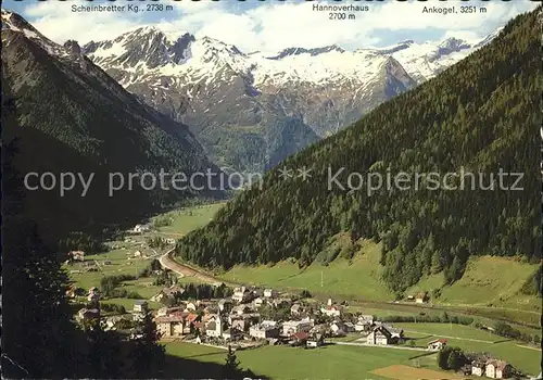 Mallnitz Kaernten mit Scheinbretter Hannoverhaus Ankogel Kat. Mallnitz