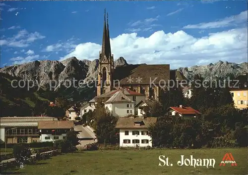 St Johann Pongau Salzburg Teilansicht Kirche Kat. 