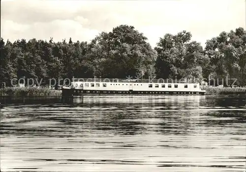 Semlin Ferienschiff John Schehr Kat. Rathenow