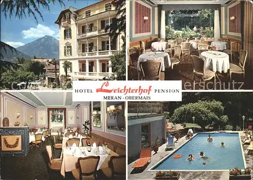 Meran Hotel Leichterhof Pension Kat. Italien