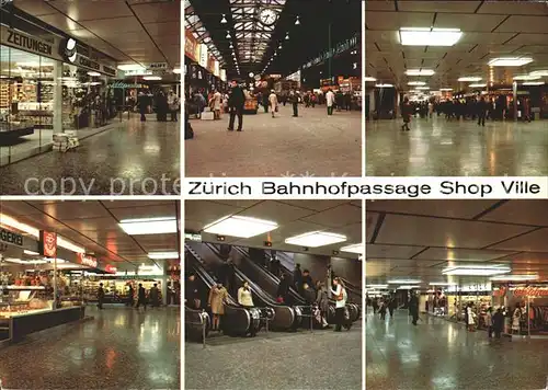 Zuerich Bahnhofpassage Shop Ville / Zuerich /Bz. Zuerich City