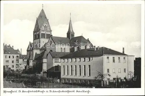 Karlsruhe Pfarrhaus St. Bonifatiuskirche und St Bonifatiushaus Kat. Karlsruhe