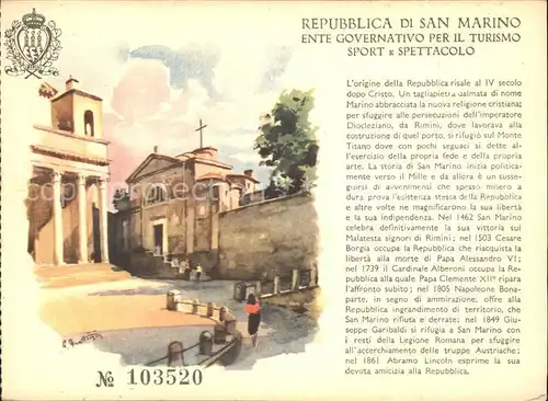 San Marino San Marino  Kat. San Marino