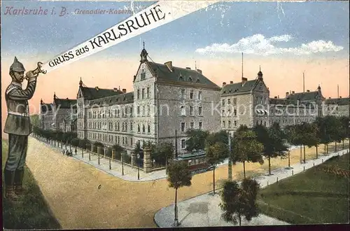 Karlsruhe Grenadier Kaserne Kat. Karlsruhe