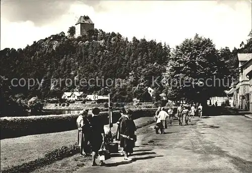 Ziegenrueck Saale Promenade mit Juendherberge Neubauer Kat. Ziegenrueck Thueringen