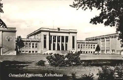 Zinnowitz Ostseebad Usedom Kulturhaus Kat. Zinnowitz