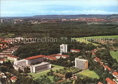 Karlsruhe Fliegeraufnahme Evangelische Diakonissenanstalt Kat. Karlsruhe