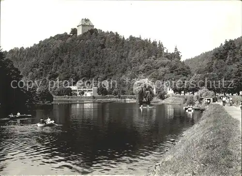 Ziegenrueck Saale Waldbad Burg Kat. Ziegenrueck Thueringen