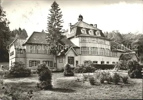 Benneckenstein FDGB Erholungsheim Harzhaus Kat. Benneckenstein