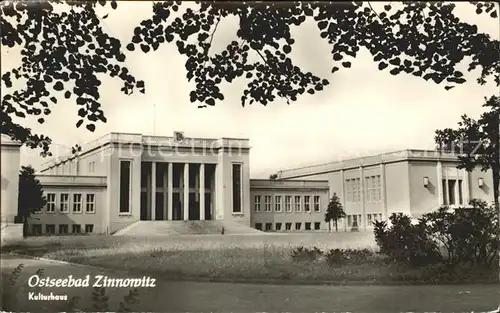 Zinnowitz Ostseebad Usedom Kulturhaus Kat. Zinnowitz