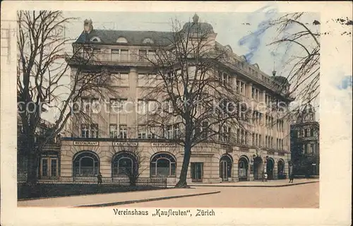 Zuerich Vereinshaus Kaufleuten / Zuerich /Bz. Zuerich City