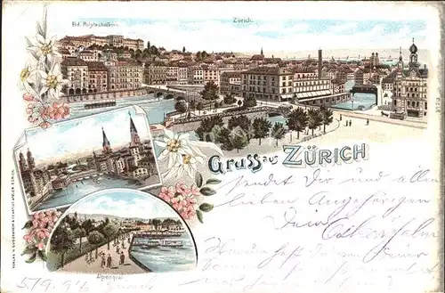 Zuerich Polytechnikum Alpenquai / Zuerich /Bz. Zuerich City
