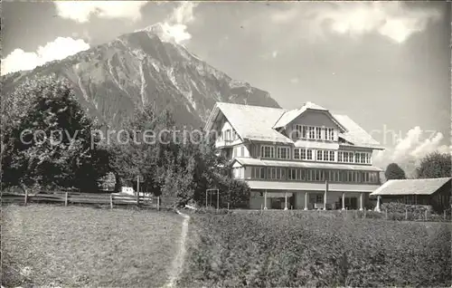 Aeschi Spiez Ferienheim Alpenblick Kat. Aeschi Spiez