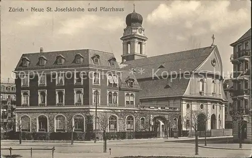 Zuerich Neue Sankt Josefskirche und Pfarrhaus / Zuerich /Bz. Zuerich City
