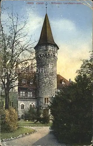 Zuerich Schweizer Landesmuseum Turm / Zuerich /Bz. Zuerich City