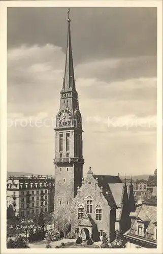 Zuerich St Jakob Kirche / Zuerich /Bz. Zuerich City