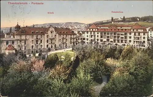 Zuerich Theodosianum Parkseite Privatspital Sanatorium / Zuerich /Bz. Zuerich City
