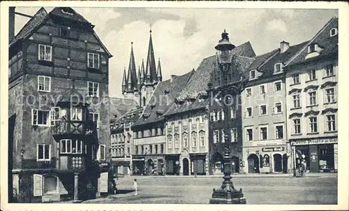 Eger Tschechien Boehmen Marktplatz Kat. Cheb