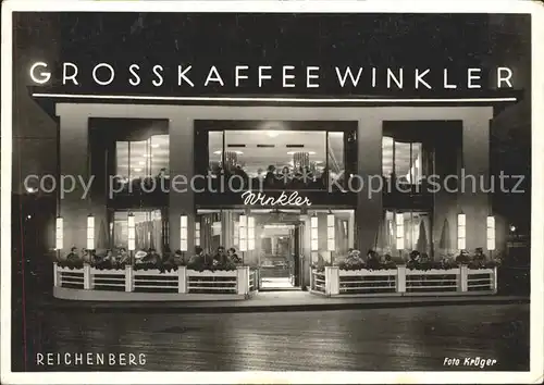 Reichenberg Liberec Nordboehmen Grosskaffee Winkler /  /