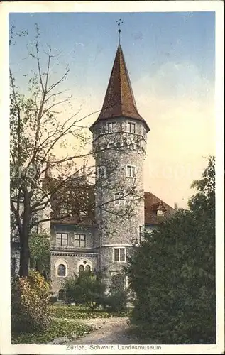 Zuerich Schweizer Landesmuseum Turm / Zuerich /Bz. Zuerich City