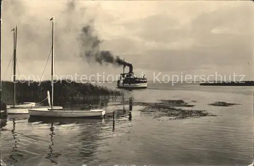 Zinnowitz Ostseebad Usedom Achterwasser  Kat. Zinnowitz