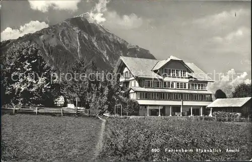 Aeschi Spiez Ferienheim Alpenblick Kat. Aeschi Spiez