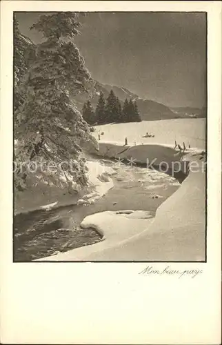 Lenzerheide Chur Partie am Bach Kat. Lenzerheide