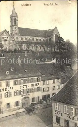 Altkirch Stadtkirche Hotel Geber  /  /