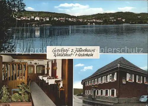 Waldshut Tiengen Rhein Gasthof zum Faehrhaus  Kat. Waldshut Tiengen