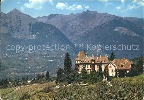 Meran Albergo Castel Labers Hotel Schloss Labers Alpenpanorama Kat. Merano