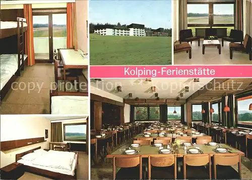 Kemnath Kolping Ferienstaette Speisesaal Kat. Kemnath