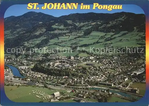 St Johann Pongau Salzburg Fliegeraufnahme Kat. 