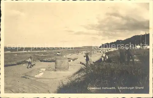 Hohwacht Ostsee Luetjenburger Strand Kat. Hohwacht (Ostsee)